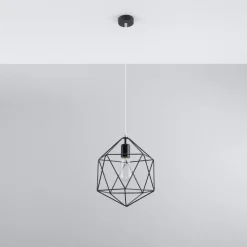 Lampa wisząca GASPARE czarna