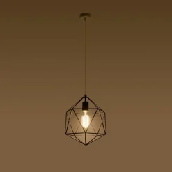 Lampa wisząca GASPARE czarna