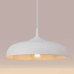 Lampa wisząca GINA biała