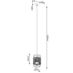Lampa wisząca GIZUR 1