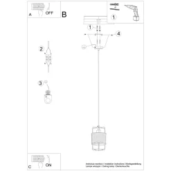 Lampa wisząca GIZUR 1