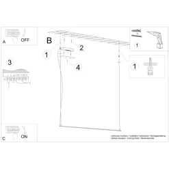 Lampa wisząca GREN 120 LED 3000K