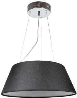 Lampa wisząca Gusto okrągły 40 19W LED  czarny