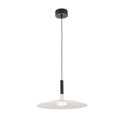 Lampa wisząca HANK LED biała 35 cm