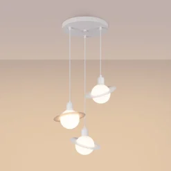 Lampa wisząca HYPERION 3P biały