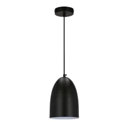 Lampa wisząca Icaro czarny 1x40W E27  klosz czarny