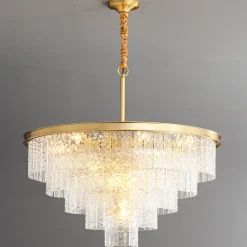 Lampa wisząca ICELAND biała 60 cm