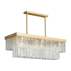 Lampa wisząca ICELAND mosiądz 100 cm
