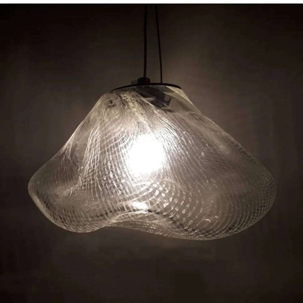 Lampa wisząca ICY transparentna 20 cm