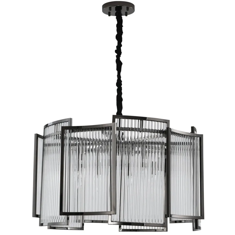 Lampa wisząca IMPERIO czarna 80 cm