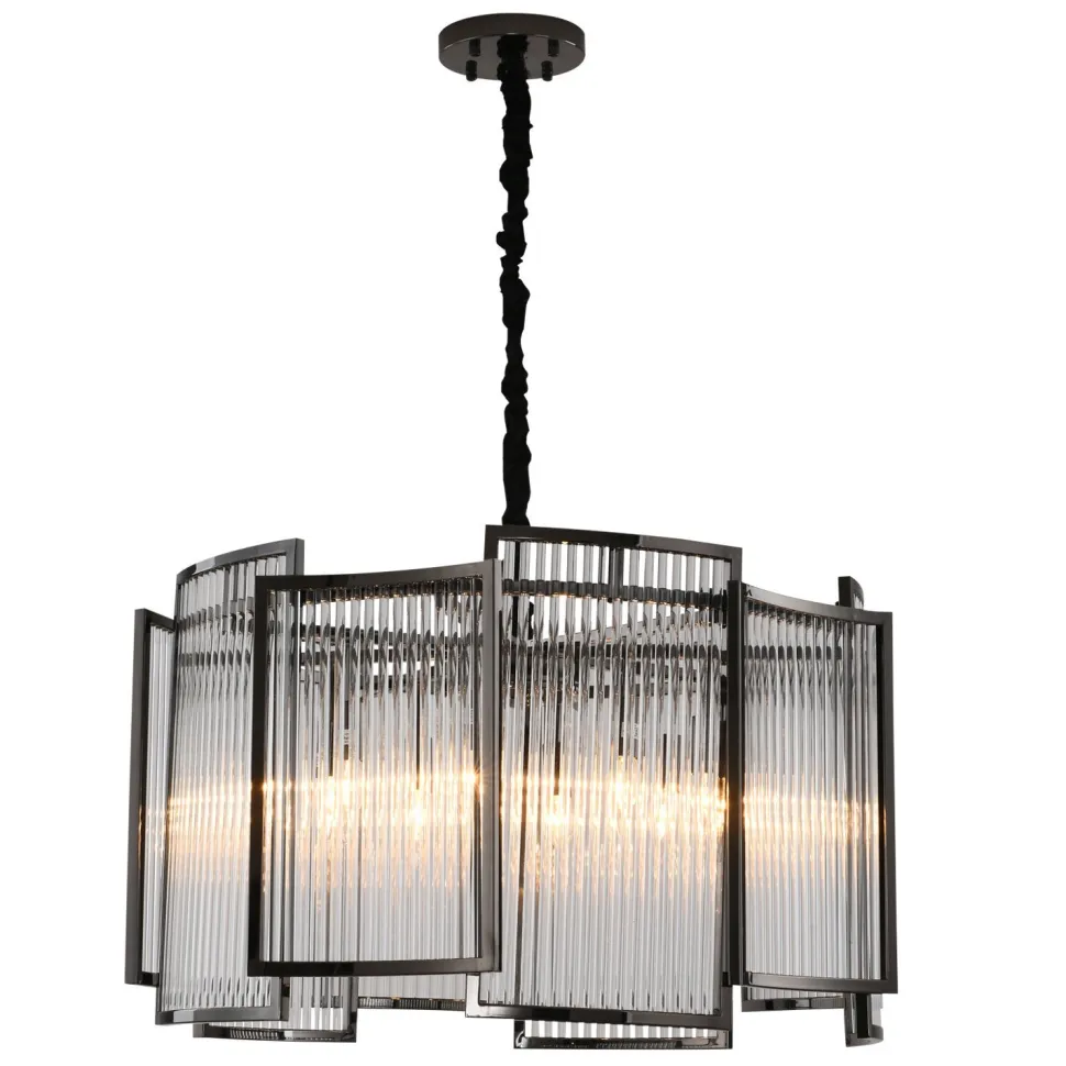 Lampa wisząca IMPERIO czarna 80 cm