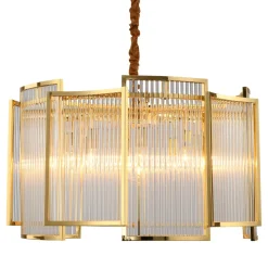 Lampa wisząca IMPERIO złota 80 cm