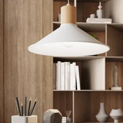 Lampa wisząca JAGA biała