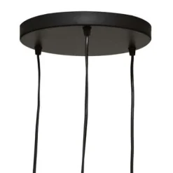 Lampa wisząca Jily rattanowa potrójna naturalna