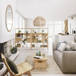 Lampa wisząca Joy 58cm rattan