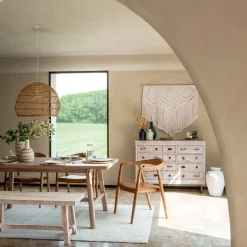 Lampa wisząca Joy 58cm rattan