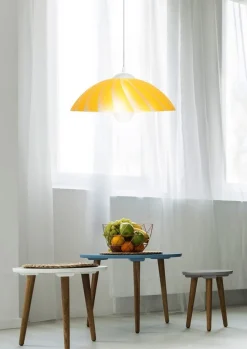 Lampa wisząca Kamila 1x60W E27 żółta