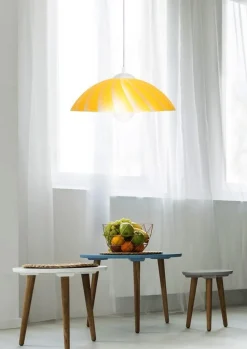 Lampa wisząca Kamila 1x60W E27 żółta