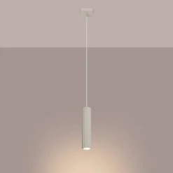 Lampa wisząca KARBON 1 beżowy