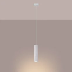 Lampa wisząca KARBON 1 biały