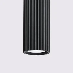 Lampa wisząca KARBON 1 czarny