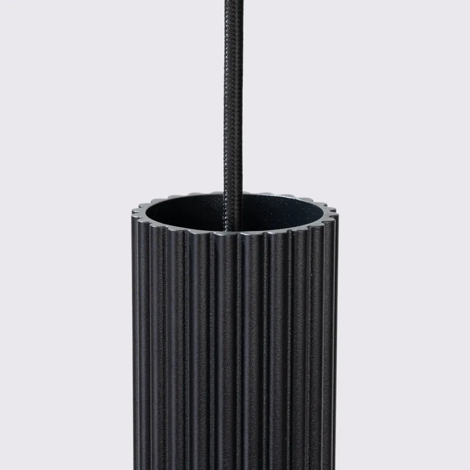 Lampa wisząca KARBON 1 czarny
