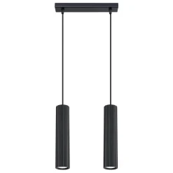 Lampa wisząca KARBON 2 czarny