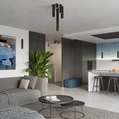 Lampa wisząca KARBON 2 czarny