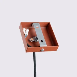 Lampa wisząca KARBON 1 ochra czerwona