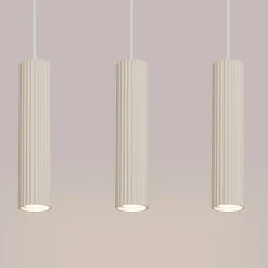 Lampa wisząca KARBON 3L beżowy