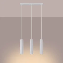 Lampa wisząca KARBON 3L biały