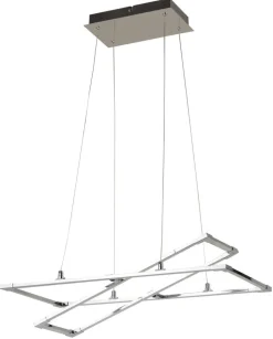 Lampa wisząca Kseros 60x30 35W LED  srebrno szary 4000K