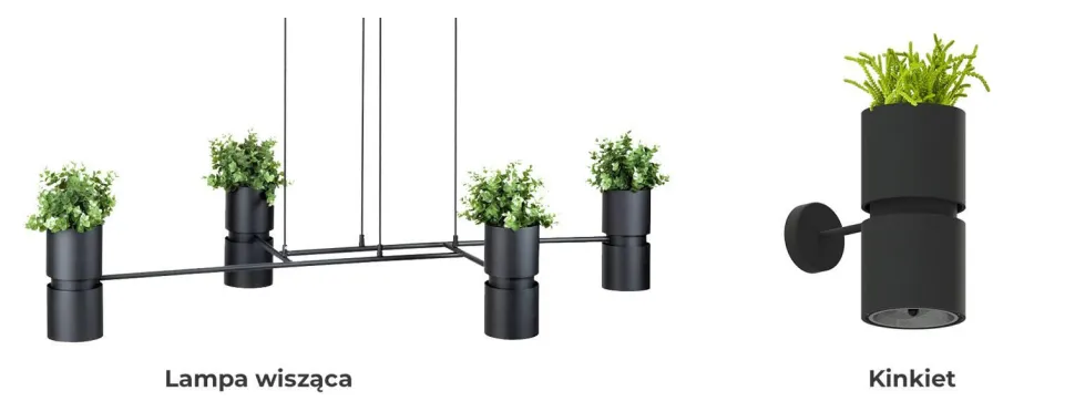 Lampa wisząca KUKKIA czarna