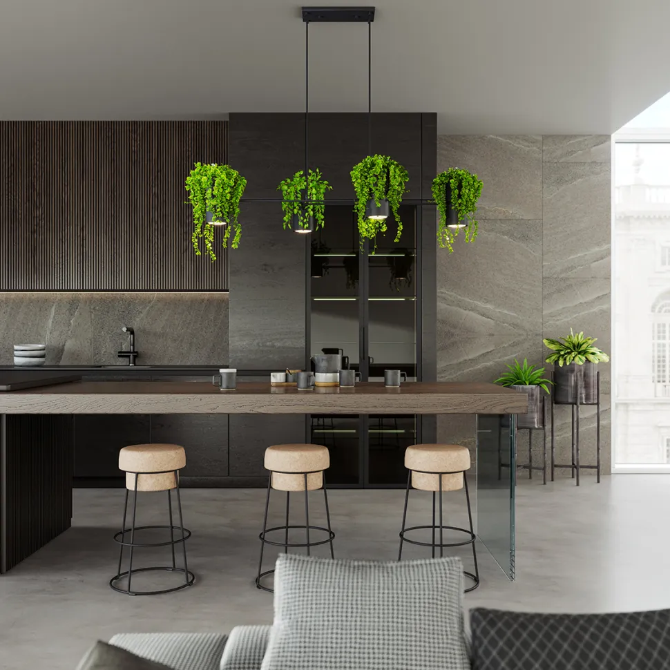 Lampa wisząca KUKKIA czarna