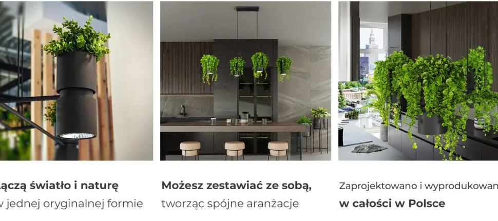 Lampa wisząca KUKKIA czarna