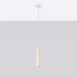 Lampa wisząca LAGOS 1 beżowa