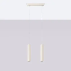 Lampa wisząca LAGOS 2 beżowa