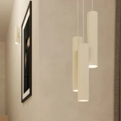 Lampa wisząca LAGOS 2 beżowa