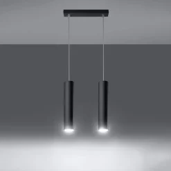 Lampa wisząca LAGOS 2 czarny