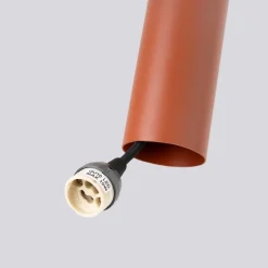 Lampa wisząca LAGOS 2 ochra czerwona