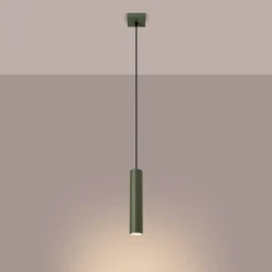 Lampa wisząca LAGOS 1 zielona oliwka
