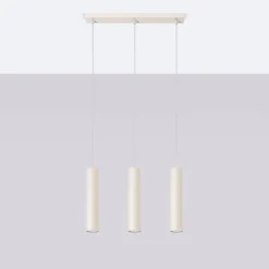 Lampa wisząca LAGOS 3L beżowa