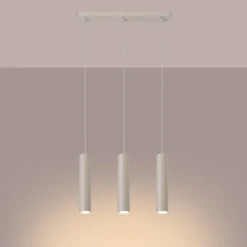 Lampa wisząca LAGOS 3L beżowa