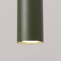 Lampa wisząca LAGOS 3L zielona oliwka