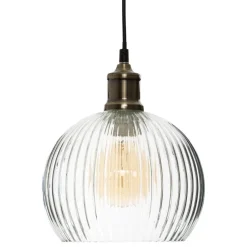 Lampa wisząca Laye złoto/ szkło