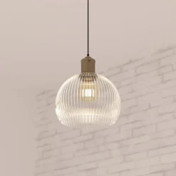 Lampa wisząca Laye złoto/ szkło