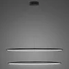 Lampa wisząca Ledowe Okręgi No.2 120 cm 4K czarna