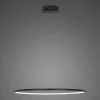 Lampa wisząca Ledowe Okręgi No.1 60 cm 4K czarna