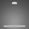 Lampa wisząca Ledowe Okręgi No.1 80 cm 4K ściemnialna biała
