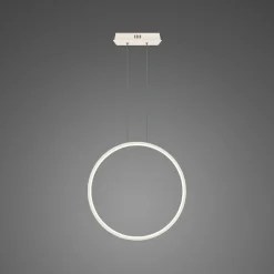 Lampa wisząca Ledowe Okręgi No.1X 60cm 4K ściemnialna biała